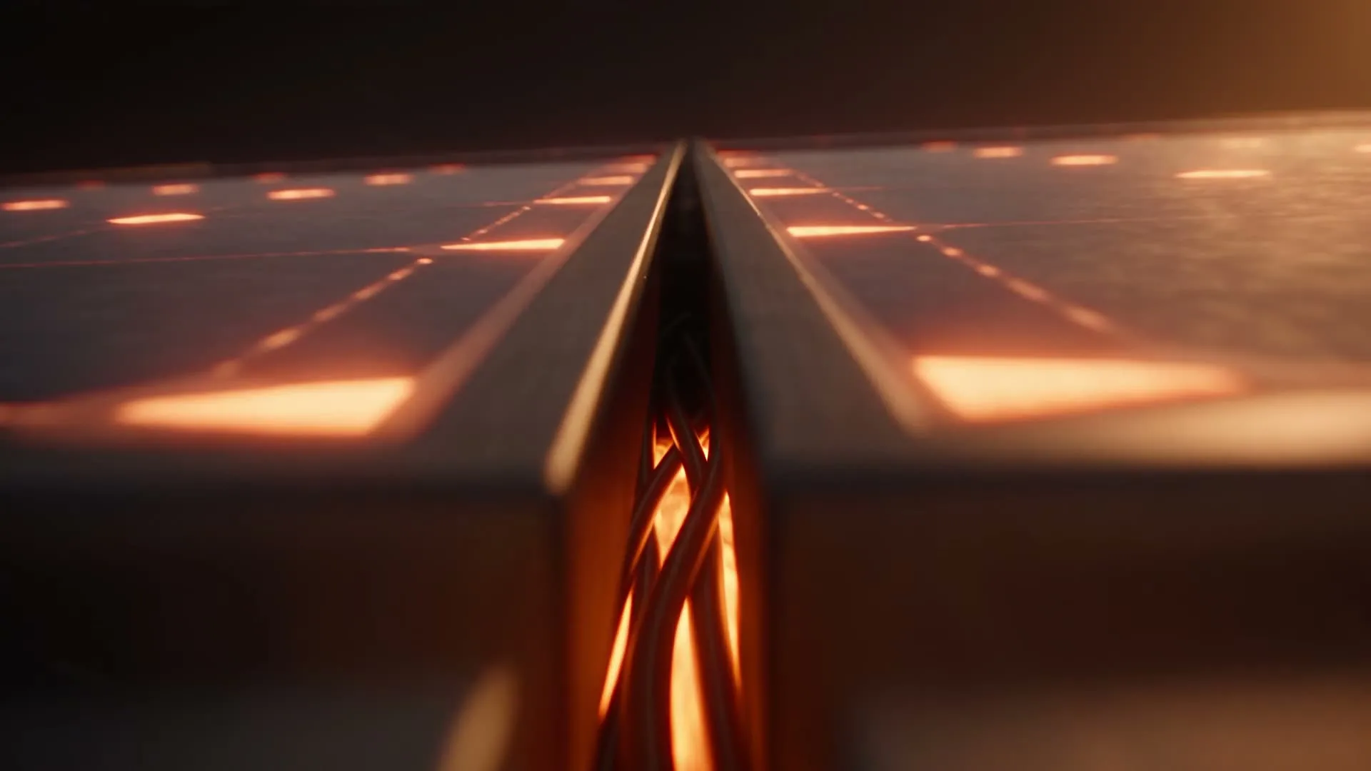 Glühende Solarzellen im Detail